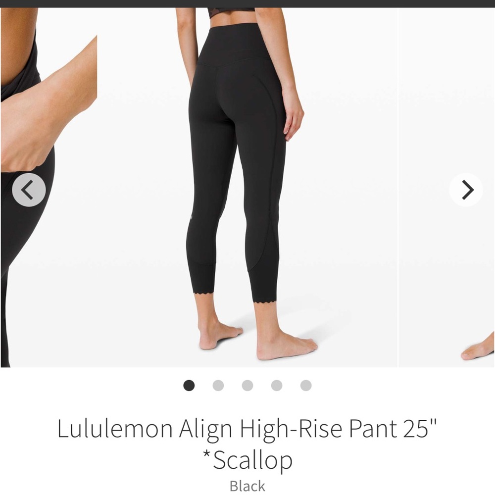 Lululemon align pant *scallop